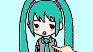 あなたが初音ミクのスイッチを押せる動画（概要欄の青い部分でツンツンしてください）