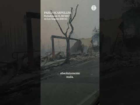 Testigo directo en Los Ángeles: Rayuela, el colegio que ha quedado destruido tras el incendio #EEUU