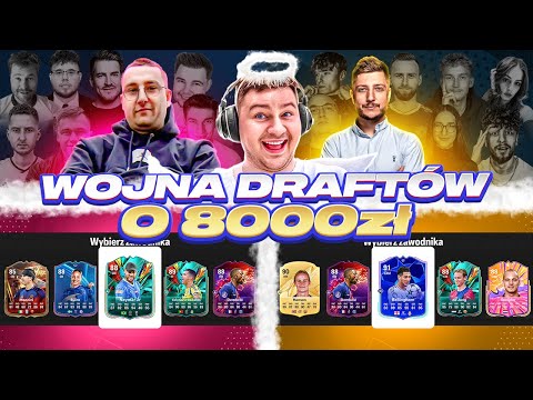 WOJNA DRAFTÓW KAMYK VS PYKA o 8000 zł | ĆWIERĆFINAŁ FC25