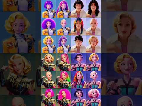 KPop Demon Hunters & Hair Style singing "Te teh té adu aduh"