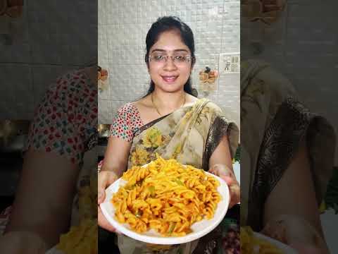 न मैदा,सोडा,न कॉर्नफ्लोर,मुल कधीकाय मागतील सांगता येत नाही,गावी विहानसाठी पौष्टिक पास्ता केला।Pasta