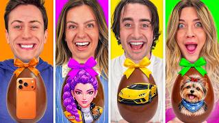 TI COMPRO TUTTO QUELLO CHE RIESCI A DISEGNARE SULL’UOVO DI PASQUA CHALLENGE CON I NOSTRI AMICI!🐣