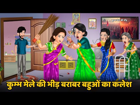 कुम्भ मेले की भीड़ बराबर बहुओं का कलेश : Hindi Kahani | Moral Stories in HIndi | Bedtime Stories