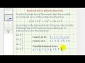 Identifying Rational Zeros and Intercepts