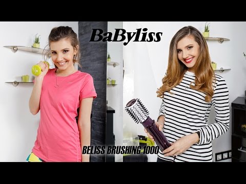 Larisa at the gym for BABYLISS BELISS BRUSHING 1000