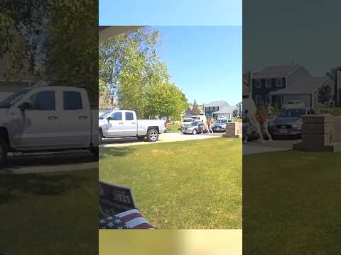 When a car gets followed home…😳 #dashcam #cars #scary