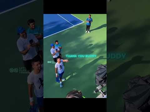 NOVAK ĐOKOVIĆ i verni navijac! novak djokovic and ricky
