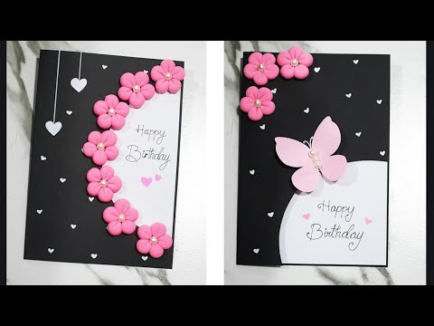 DIY Clay Card | Beautiful Birthday greeting card idea