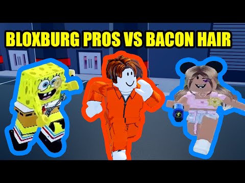 Can BLOXBURG PROS ARREST a BACON HAIR? Roblox Jailbreak