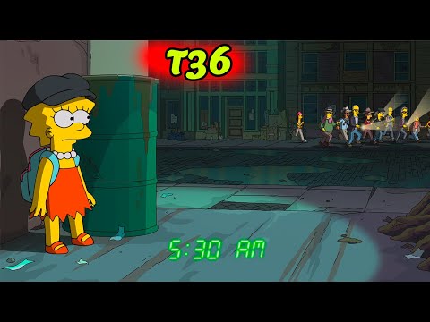 Lisa perdida en una ciudad desconocida Los simpsons capitulos en castellano T36