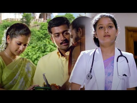 మోహన సంతోషంగా కనిపించలేదు. | Super Scene | Telugu Movie | Nee Prematho | Suriya | Sneha | Laila