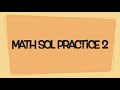 Math Concepts and Problem Solving