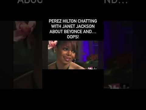 Janet Jackson Chatting With Perez Hilton About Beyonce And OOPS!