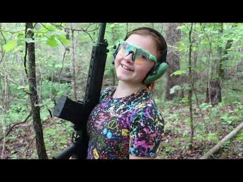 Stump Shooting Competition At Our New Camp