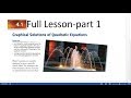 Understanding Quadratic Functions and Graphs