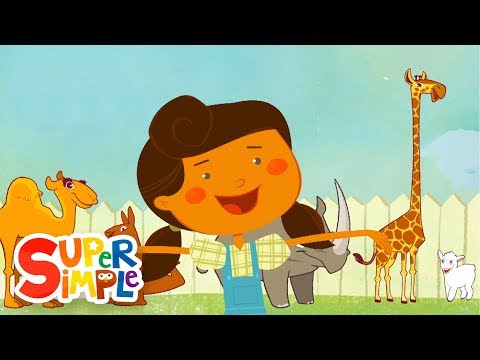 Mary Had A Little Lamb | Animal Song | Super Simple Songs