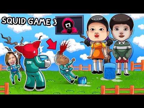 3 เกมใหม่ใน Squid Game 3 ( เกมห้ามทำน้ำหก , เกมเป่ายิ้งฉุบยิงปืน , ตอนเช้าเดินตอนกลางคืนห้ามขยับ )