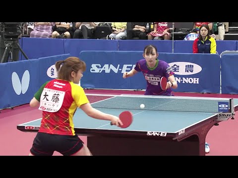 【プレイバック】女子準決勝 早田ひな vs 大藤沙月｜第5回パリ五輪日本代表選考会｜Hayata Hina vs Odo Satsuki