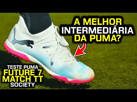 De novo entre as MELHORES, MAS... - Teste chuteira society Puma Future 7 Match TT