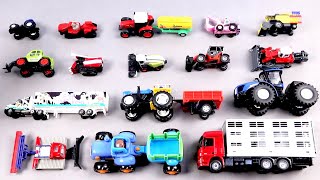 Learn Farm Vehicles Names & Sounds For Kids + More Fun Toy Videos