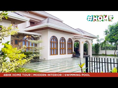 കേരള സ്റ്റൈലിൽ ഒരു മോഡേൺ വീട് 😍😍 | A Peaceful Family Home | Dream Home Tour 2025😍😍 | MacDecs