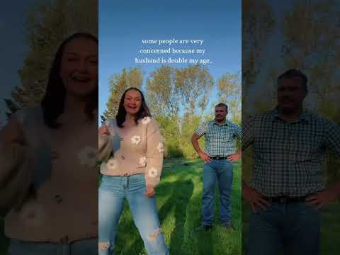 my husband is double my age ? #husbandwife #family #youtubeshorts