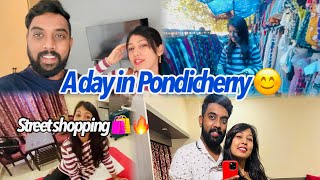 A day in pondicherry🥰/street shopping😍#agvlogs #vlog #youtube #vlog #love 