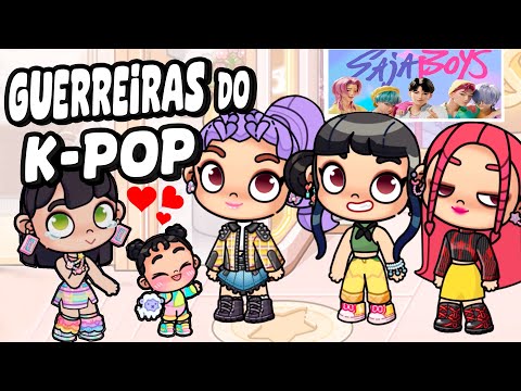 ROTINA GUERREIRAS DO K-POP | PAZU AVATAR WORLD ROTINAS E HISTÓRIAS