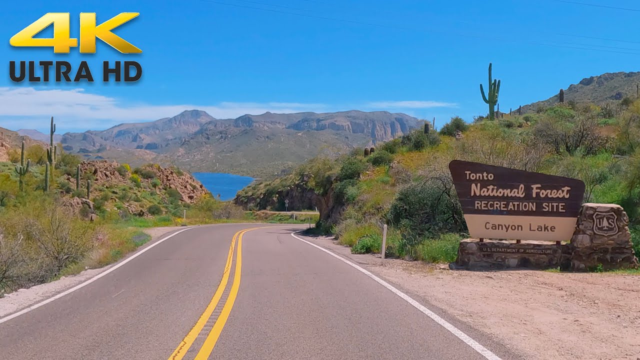 Apache Trail Arizona Scenic Byway 4K Tonto National Forest