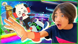 Ryan's World Time Travel Adventures | Packrat STOLE the Golden Controller! Animation Episode 2