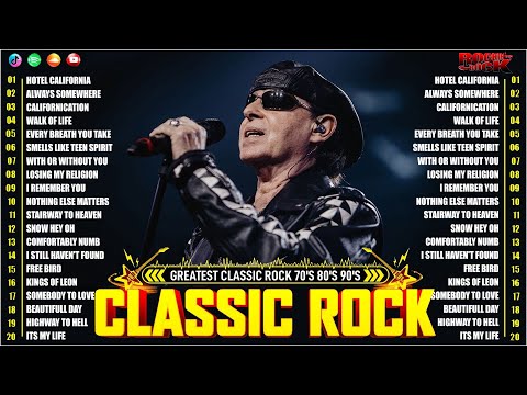 Guns N' Roses, Bon Jovi, Nirvana, Led Zeppelin,Aerosmith 🔥 Classic Rock Songs 70s 80s 90s Full Album