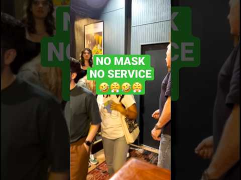NO MASK NO SERVICE 😤🤣 #comedy #prank #shorts #hiddencamera