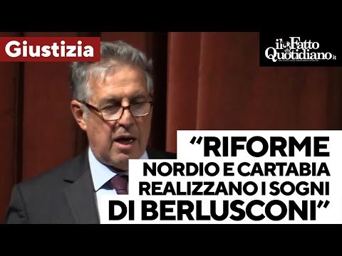 Di Matteo: "Riforme Cartabia e Nordio realizzano l'intento di Berlusconi e i piani di Licio Gelli"