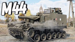 American M44 Self Propelled Howitzer Gameplay | War Thunder