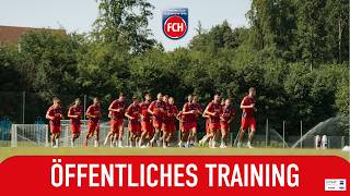 Das erste öffentliche Training der neuen Saison!