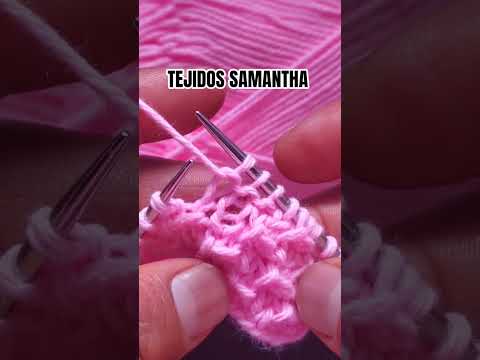HERMOSO PATRÓN PARA TEJER 💖 #tejedoras #knitting #tejido