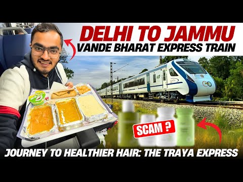 Travelling Se Hairfall?! My SHOCKING Hair Fall Story! | Traya Review | Vande Bharat - Delhi to J&K