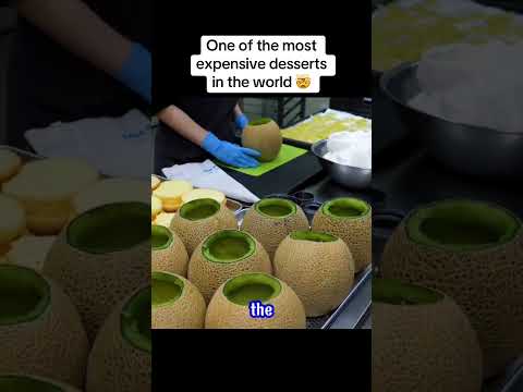 One of the most expensive desserts in the world