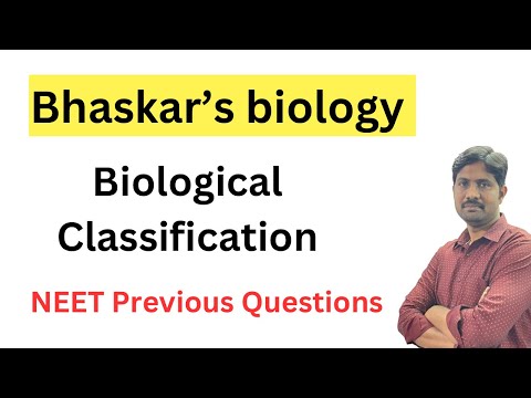 Biological Classification NEET Previous Years Questions with Answers Explanation