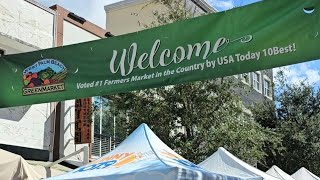 Exploring the best greenmarket in the nation in West Palm Beach, Florida!!🍏