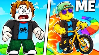 Beating Loggy in Roblox MEGA RAMP RACE