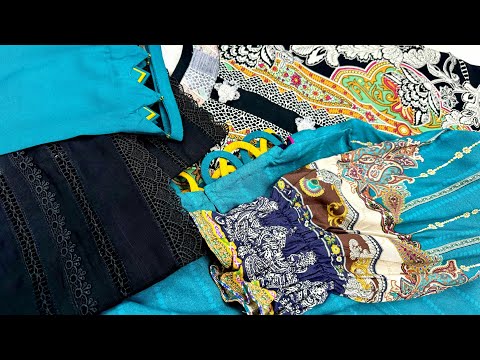 Very Beautiful Sleeve ,Neck,Trouser and Daman Designs | عید کے لیے سٹائلش اور آسان ڈریس ڈیزائن  |