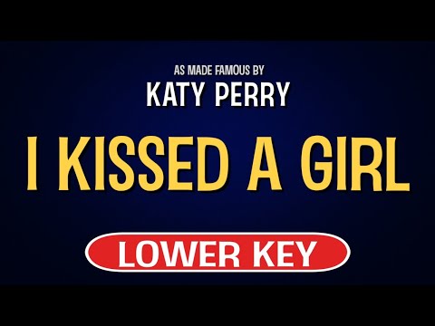 Katy Perry – I Kissed A Girl | Karaoke Lower Key