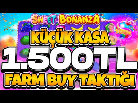 SWEET BONANZA KÜÇÜK KASA 🍭 10 SPİN BUY TAKTIĞI TUTTU 1.500TL İLE 15 KAT KAZANÇ ELDE ETTİK