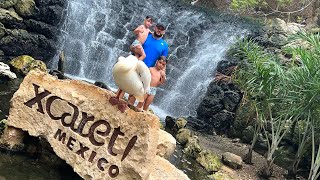 Visitamos parque xcaret  en México 🦀🐠🐬
