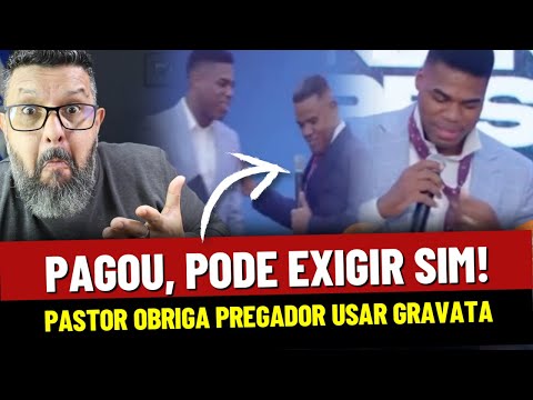 PASTOR DA ADBRÁS "OBRIGA" RENAN LOPES USAR GRAVATA DURANTE PREGAÇÃO