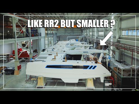 Catamaran Factory Tour- Seawind is building a 'mini' 1370 in Europe! | Seawind 1170