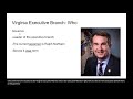 Virginia Government Structure and Roles