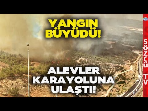 Bilecik'te Yangın Büyüdü! Drone Görüntüsü Felaketi Gözler Önüne Serdi