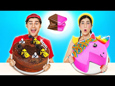 NOVO 123 GO! Desafio: Chiclete x Chocolate 🍫Decorações Criativas Para Bolos Que Você Vai Adorar! 🍬